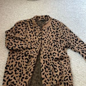 J. Crew Sophie Open Front Sweater Blazer size large